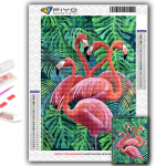 5D deimantų tapyba gyvūnas flamingas &bdquo;pasidaryk pats&ldquo; deimantinis siuvinėjimas kalnų kri&scaron;toliniu akmeniu namų dekoravimas Full Round 20X30CM