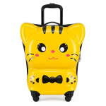 Naujas vaiki&scaron;kas animacinis 3D katės lagaminas su ratukais Vaiki&scaron;kas vežimėlio dėklas Kelioninis bagažas Animacinis filmas Riedantis bagažo ne&scaron;amas krep&scaron;ys