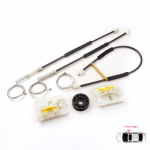 EWR5459 elektrinis lango pakėliklis remonto komplektas priekinės de&scaron;inės durys CV6Z5823200A BM5Z5423200B Ford Focus MK3 2011-2017 m.