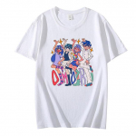 Omori mar&scaron;kinėliai 100% grynos medvilnės Omori žaidimo Rpg Anime Omocat paauglių vaizdo žaidimas Aubrey Young Hero Omori žaidimas Kelsey Boy Lofi Monster XXXL balta