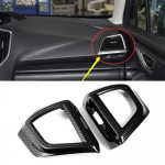 2pcs Car Interior Front Air Vent Outlet Cover Trim Frame Fit for Subaru Forester SK  ABS material automobiles