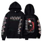 Anime megztiniai Tokyo Ghoul Vyri&scaron;ki megztiniai Kaneki Ken Megztiniai Negabaritinis Hip Hop Hoodie Harajuku Vyri&scaron;ki drabužiai S juoda