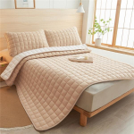 Vandeniui atsparus čiužinio padas Antibakterinis ir erkėms atsparus lovos kilimėlis, neslystantis čiužinio užvalkalas, atsparus vandeniui, storas, dygsniuotas lovatieses(Jokių pagalvių užvalkalų ) 90x200cm(35.43x78.7inch)