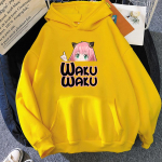 Japonijos anime &Scaron;nipas X &Scaron;eima Anya Forger Unisex drabužiai Grafiniai megztiniai Harajuku Streetwear Unisex Hoodie Kawaii Animacinis filmas 2XL