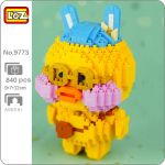 LOZ 9773 Animal World Akiniai Duck Pet Doll Skrybėlės vir&scaron;us gali pakeisti mini deimantinius blokelius, plytas, statybinį žaislą vaikams be dėžutės