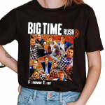 Vintažiniai Big Time Rush Forever Tour unisex mar&scaron;kinėliai S
