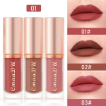 CmaaDu 3 lūpų dažai Matte Velvet lūpų blizgesys 01