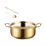 Korėjos rameno kepimas puode su dangteliu daugiafunkciniu &scaron;auk&scaron;tu lazdelėmis greitai paruo&scaron;iama makaronų sriuba Ramyun 18cm