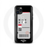 Coque iphone 12 pro billet d'avion monaco