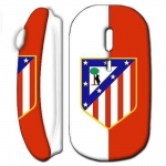 Souris sans fil logo atletico madrid blanc
