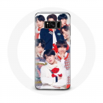 Coque pour Samsung Galaxy S8 BTS Affiche Memebers Cadeau de No&euml;l 2023