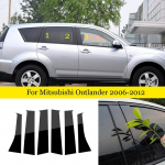 Automobilio durelių statramsčio stulpai, skirti Mitsubishi Outlander 2006-2023 lango apdailos dangtelio BC kolonėlės lipdukas 2006-2012
