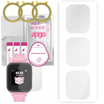 3x apgo Hydrogel ekrano apsauga, skirta TCL Family Watch MT40 (dla dzieci), Hidrogelio plėvelė su pozicionavimo sluoksniu, kurį lengva montuoti