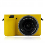 &bdquo;Sony Alpha A5100 A5000 A6000 A6100 A6300 A6400&ldquo; dangtelis, skirtas mink&scaron;tam silikoniniam guminiam fotoaparato dėklo krep&scaron;iui, apsaugančiam odą, apsauginį korpusą A6000