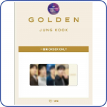 [YZY POB] BTS-JUNGKOOK GOLDEN(TIK Gimimo vieta) POB SET ONLY