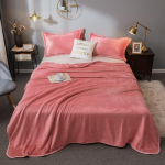 Vienos spalvos pieno aksomo antklodės, pastorintos, rudeninės-žieminės, sofos užtiesalas, biuro pietų miego, patogi koralinio flanelio stačiakampė antklodė 100x120cm