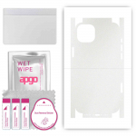 apgo Protective Skin Sticker for the back+sides compatible with Apple iPhone 14 Plus, Full Wrap Film, Foil, Vinyl - Pattern Matte Transparent