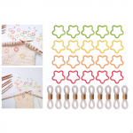 Mezgimo nėrimo žymeklis Užrakinimo žymekliai Rankų darbo amatininkų sklandžiai daugkartinio naudojimo skaitiklio adatos segtukas Package A