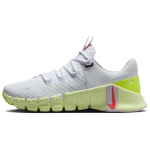 Nike Free Metcon 5 Balti, vos geltoni moteri&scaron;ki sportbačiai, rožinės-putplasčio, ry&scaron;kiai raudoni DV3950-104 36