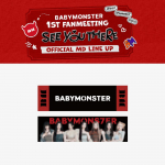BABYMONSTER 1-asis gerbėjų susitikimas SEE YOU THERE &Scaron;ūkis rank&scaron;luostis