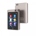 16 GB &bdquo;HiFi Lossless&ldquo; MP3 grotuvas su &bdquo;Bluetooth 5.0&ldquo;, DSD didelės rai&scaron;kos ne&scaron;iojamas muzikos grotuvas su 2,8 colio jutikliniu ekranu, palaikymas iki 512 GB 16GB sidabras