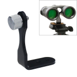 Datyson 5P0008 teleskopinis trikojo jungtis Visas metalinis L formos adapterio adapterio laikiklis(Juoda) juoda