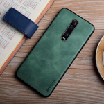 Dėklas skirtas Xiaomi mi 9T mi9T Pro coque &scaron;ilkinio jausmo pir&scaron;tų atspaudams atsparus patvarus odinis dangtelis, skirtas Xiaomi mi 9t pro dėklui funda mi 9T Pro žalia