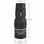 Profesionalus teleskopas 40 &times; 60 monokulinis priartinimas nakties medžioklės optiniai HD žiūronai juoda