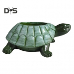 Vėžlio sodinimo vazonas, derva, vėžlio vazonas, gyvūnų statula, vidaus, lauko, sukulentai, konteineris, namams, balkonas, sodas, darbalaukio dekoracija žalia