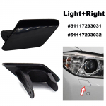 Kairės de&scaron;inės poros priekinių žibintų plovimo antgalio apdailos dangtelio dangtelis, dažytas 51117293031 51117293032 BMW F30 F31 3 serijos 2012&ndash;2015 m. juoda