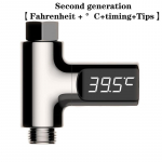 Vonios vandens temperatūros monitorius Elektra Namų LED ekranas Du&scaron;o mai&scaron;ytuvai Vandens termometras Kūdikių vonios temperatūros matuoklis