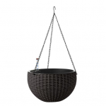 Savaime laistomi pakabinami vazonai viduje ir lauke, sutankintas pakabinamas krep&scaron;elis gėlių vazonui su vandeniu L kava