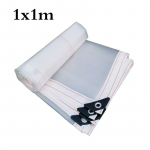 1vnt sodo nepralaidus lietui audinys vandeniui atsparus audinys permatomas PE plėvelė plastikinis brezentas balkonas 1*1M