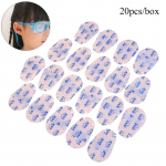 20pcs/set kids eye patch glasses amblyopia medical soft reusable orthoptic mask