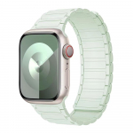 Magnetinė apyrankė Apple Watch dirželiui 45 mm 44 mm 49 mm 40 mm 41 mm 38 mm 42 mm silikoninė apyrankė iWatch Series 8 7 6 9 Se Ultra 2 dirželis 38mm 40mm 41mm
