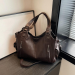 Yogodlns Auk&scaron;tos kokybės moteri&scaron;kas krep&scaron;ys Naujas Urban Trend Style Krep&scaron;ys ant peties Universalus laisvalaikio didelės talpos rankinė su užtrauktuku 40x15x25cm