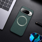 Magsafe magnetinio audinio telefono dėklas, skirtas Google Pixel 9 8 7 6 Pro Xl 7a 8a 6a Plonas paprastos spalvos smūgiams atsparus dangtelis Google Pixel 9/9 Pro Pro XL žalia
