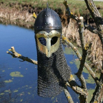 Skandinavi&scaron;kas &scaron;almas, Viduramžių vikingų &scaron;almas, Vyri&scaron;kas karo &scaron;almas su raižiniais, Viduramžių &scaron;almas