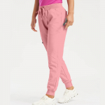 Moteri&scaron;kos vienspalvės laisvalaikio sportinės kelnės su ki&scaron;enėmis ir bėgiojimo kelnės su rai&scaron;teliu