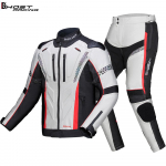 Neper&scaron;lampamas ir &scaron;iltas motociklo kostiumas, apsauga nuo kritimo, idealiai tinka lenktynėms ar laisvalaikiui. 4XL