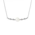 Collier - Perlinea - Perle de Culture d'Eau Douce AAA+ - Argent 925 - 42 cm - Femme