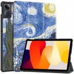 PU odinis automatinis miego dėklas &bdquo;Xiaomi Redmi Pad SE 11&ldquo; 2023 dėklui su magnetiniu stovu &bdquo;Coque Capa&ldquo; For Redmi Pad SE juoda
