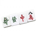 4/5 vnt. kini&scaron;ki madžongo kauliukai-magnetai &scaron;aldytuvui, spalvingi mini žaidimo kauliukai, magnetiniai lipdukai lentai arba &scaron;aldytuvui A05