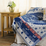 Žakardinis neslystantis sofos rank&scaron;luostis-antklodė Dvispusis uždangalas-antklodė Keturių sezonų universalus sofos rank&scaron;luostis su uždangalu Audinio rank&scaron;luostis 90x90