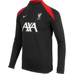Nike Dri-FIT Liverpool F.C. Kontrastingų spalvų blokai Patogus ilgomis rankovėmis futbolo mar&scaron;kinėlis treniruotėms Vyri&scaron;ki vir&scaron;utiniai drabužiai Juodas FN9819-013 XXL