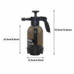 Rankinis siurblys putų 2L purk&scaron;tuvas su 3 tipų antgaliais Rankinis pneumatinis putų patrankas Sniego putų automobilių plovimo pur&scaron;kimo butelis automobilio langų valymas