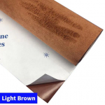 Auk&scaron;tos kokybės aksominis zom&scaron;inis audinys Automobilių aksominis zom&scaron;os įvynioklis &bdquo;pasidaryk pats&ldquo; mink&scaron;tas papuo&scaron;alų dėžutės dekoravimas Vinilo aksomo lipdukai 20x30cm &scaron;viesiai ruda spalva