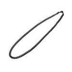 phiten karoliai titano karbido grandinėlės karoliai 45cm juoda