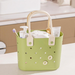 Paprastas laikymas Vonios kambario krep&scaron;ys Buitinis Ne&scaron;iojamas Tu&scaron;čiaviduris Drenažo Laikymo Krep&scaron;ys Studentų Bendrabučio Maudymosi Krep&scaron;ys žalia