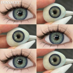 FUNSACHY 1 pora natūralių lę&scaron;ių Korėjieti&scaron;ko stiliaus spalvotų kontaktinių lę&scaron;ių Mėlyni lę&scaron;iai Rūkas Ruda Perlo spalvos lę&scaron;iai Auk&scaron;tos kokybės mink&scaron;ti lę&scaron;iai